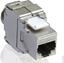 Изображение Value Cat.6A (Class EA) Keystone, RJ-45, STP, tool-free, silver