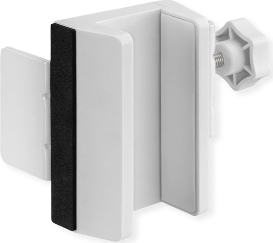 Picture of Value Clamp-On Power Strip Holder, Desk Leg Mount, white