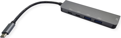 Picture of Value Dockingstation Type C, 1x HDMI 4K60, 2xA USB3.2Gen1, 1xC USB3.2Gen1, 1x PD (Power Delivery)