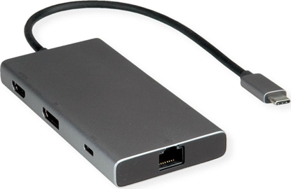 Picture of Value Dockingstation, HDMI+DP 4K60, 1x C USB3.2Gen1 + 2x A USB3.2 Gen1, 1x Type C PD, 1x RJ45