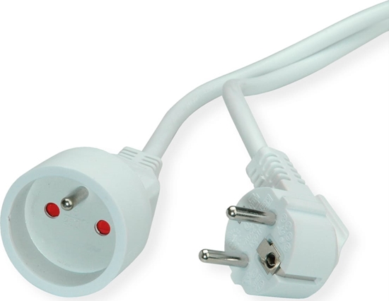 Picture of Value Extension Cable with 3P. Connectors, UTE Version, AC 230V, white, 3 m