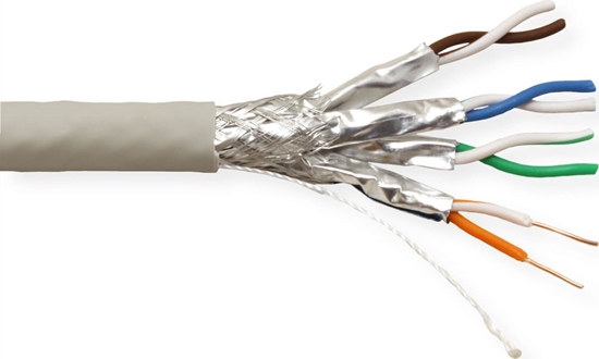 Picture of Value S/FTP Cable Cat.7 (Class F), Solid Wire, Dca, 100 m