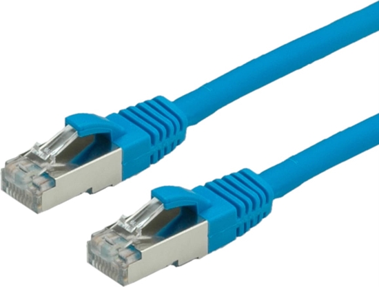 Picture of Value S/FTP Patch Cord Cat.6 (Class E), halogen-free, blue, 3 m