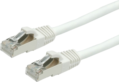 Picture of Value S/FTP Patch Cord Cat.6 (Class E), halogen-free, white, 7 m