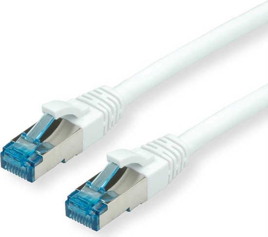 Picture of Value S/FTP Patch Cord Cat.6A (Class EA), white, 0.5 m