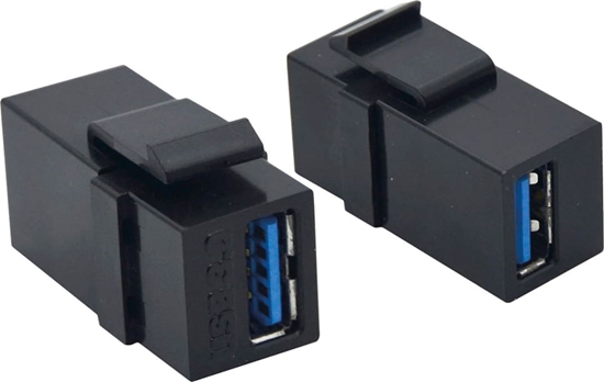 Picture of Value USB 3.2 Gen 1 Keystone Module, 1pc/set, black