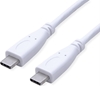 Picture of Value USB 3.2 Gen 2 Cable, PD (Power Delivery) 20V5A, with Emark, C-C, M/M, white, 0.5 m
