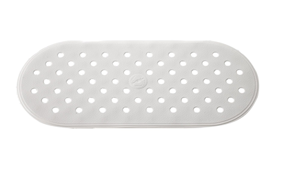 Picture of Vannas paklājs Action 36x80cm 100% TPE, balts