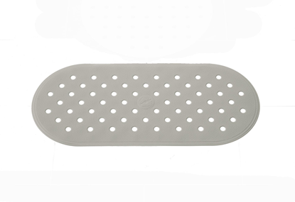 Picture of Vannas paklājs Action 36x80cm 100% TPE, pelēks