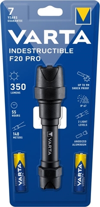 Attēls no Varta Taschenlampe Indestructible Light F20 Pro    2AA