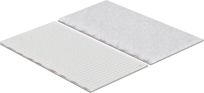 Attēls no Velcro ® Klettstreifen Extra Stark Selbstklebend, Haken & Flausch 50mm x 100mm x 2 sets Weiß