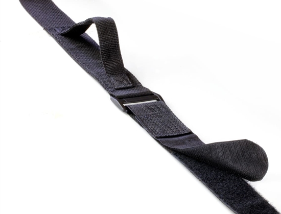 Изображение Velcro ® Verstellbarer Tragegurt mit Klettverschluss Carry, Haken & Flausch Gurt 50mm x 1.8m x 1 Schwarz