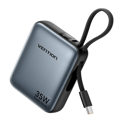 Изображение Vention Powerbank Vention FHEH0 10000mAh 35W (Szary)