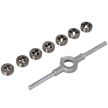 Attēls no Vītņgriežņu kompl. 8gab M3-M12 ar rokt.