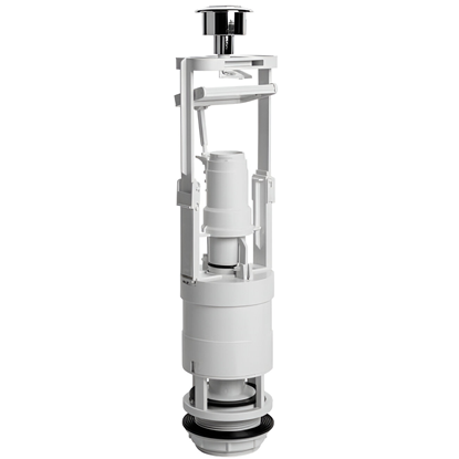 Изображение WC izplūdes mehānisms OVDC001, dubultpoga, hromēta