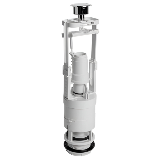 Изображение WC izplūdes mehānisms OVJC000, viena poga, hromēta