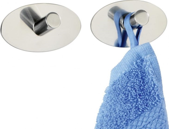 Picture of Wenko haczyki cienne Piceno 6,5 cm stal nierdzewna srebrna 2 szt