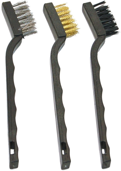 Picture of Work it by millarco® mini stålbørster stål/messing/ nylon 3 stk.