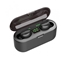 Attēls no WoW F9 Sport & Leisure Super-Fit TWS Bluetooth 5.1 Stereo Earphones with HD Mic LED charging case Black