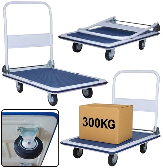 Picture of Wózek Platformowy Transportowy Magazynowy Do 300kg LEAN