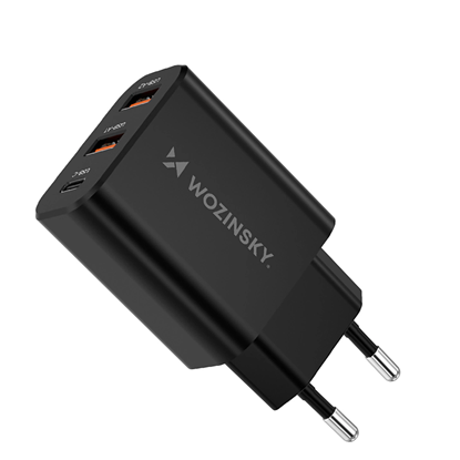 Picture of Wozinsky CWCUCB 30W USB-C | 2 x USB-A Wall Charger