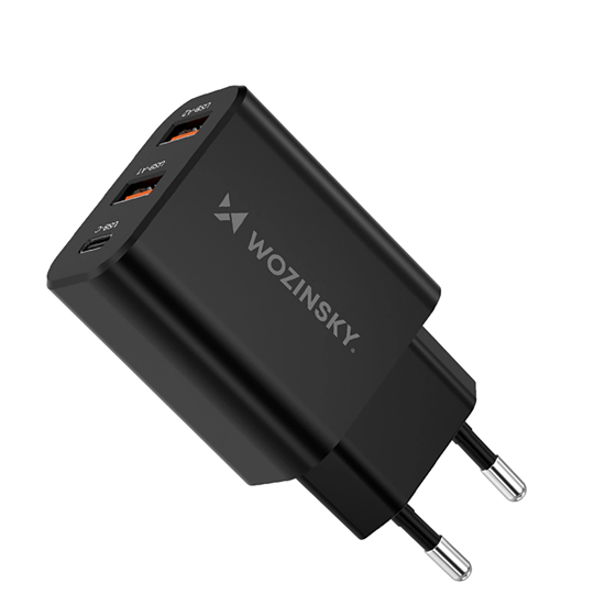Picture of Wozinsky CWCUCB 30W USB-C | 2 x USB-A Wall Charger