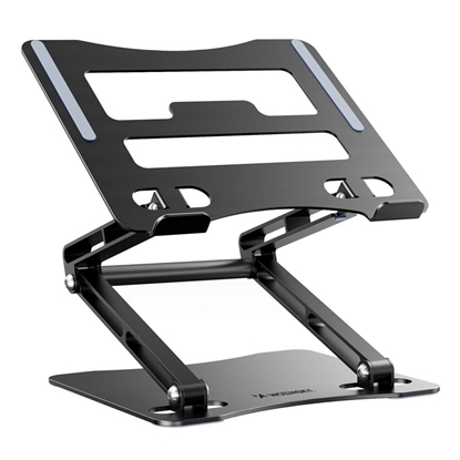 Picture of Wozinsky Laptop stand Wozinsky WRS-CPY75DSB aluminum + Free! smartphone stand - black