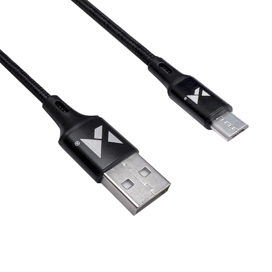 Picture of Wozinsky cable USB - microUSB 2,4A 1m black (WUC-M