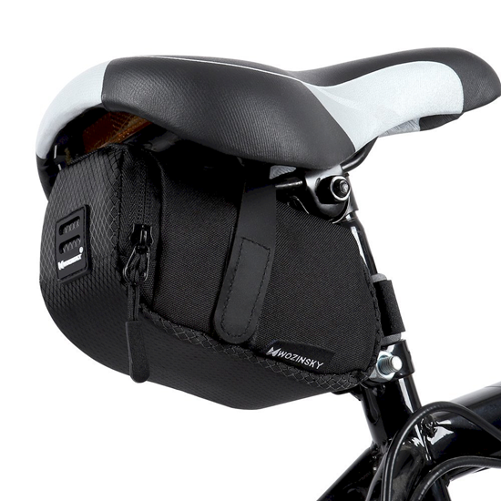 Picture of Wozinsky Wozinsky small bicycle saddle bag 0.6 l black (WBB8BK black)