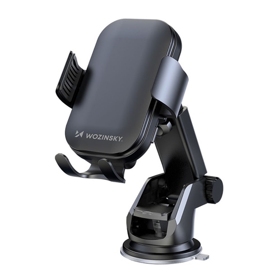 Picture of Wozinsky Wozinsky WUMID Phone Holder with 15W Inductive Charger for Car Dashboard - Black