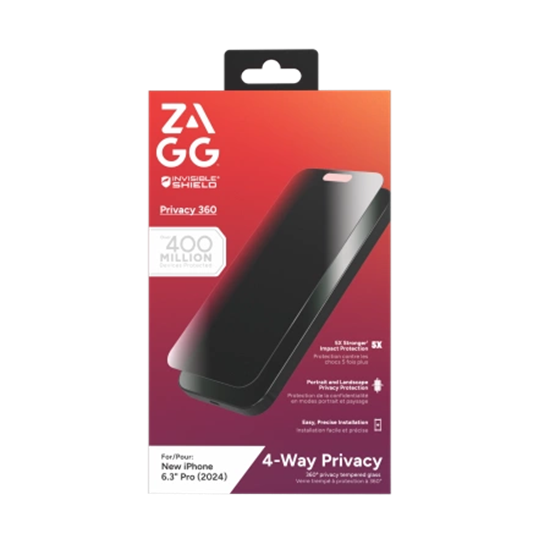 Изображение ZAGG InvisibleShield Glass Elite Privacy 360 for i
