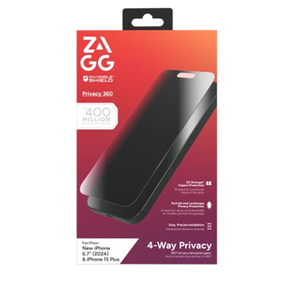 Attēls no ZAGG InvisibleShield Glass Elite Privacy 360 for i