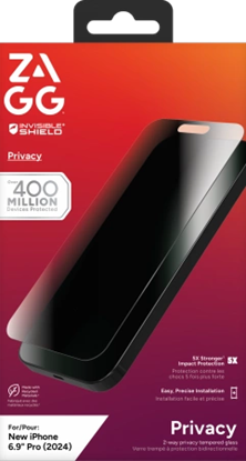 Picture of ZAGG InvisibleShield Glass Elite Privacy for iPhon