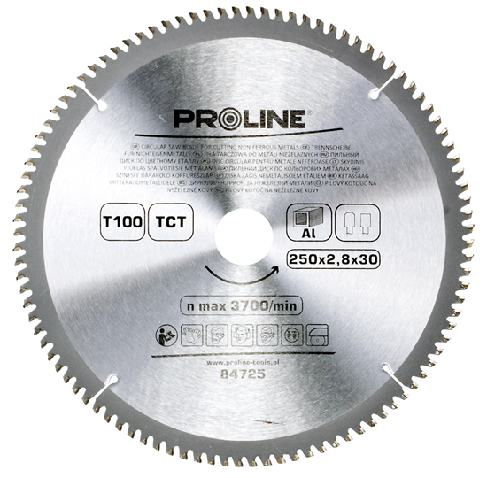 Picture of Zāģripa alum. D250x30mm 100zobi Proline