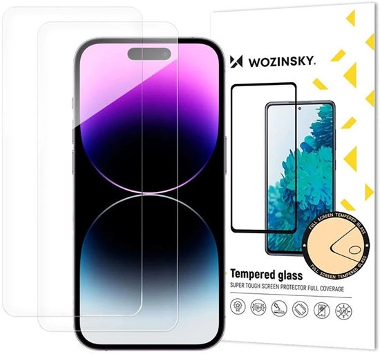 Picture of Zestaw 2 szkie hartowanych Wozinsky Tempered Glass na iPhone 17 Pro / 16 Pro