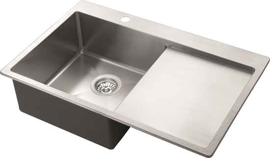 Изображение Zlewozmywak Aquasanita Nerdijanio plieno virtuvin plautuv Aquasanita Luna LUN101N-L