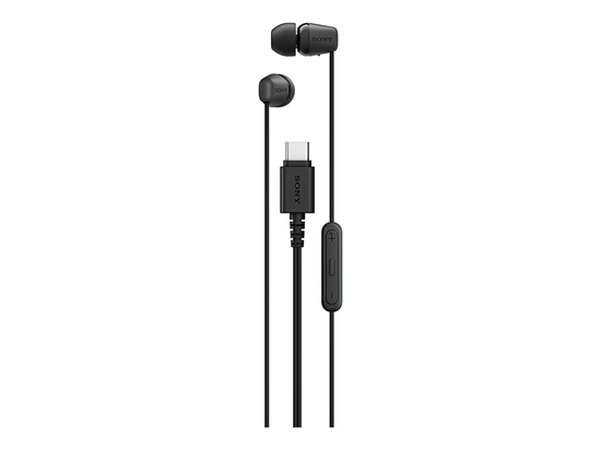 Picture of Sony IER‑EX15C USB‑C Wired Earbuds with Mic, Black |