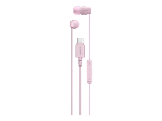 Picture of Sony IER‑EX15C USB‑C Wired Earbuds with Mic, Pink |