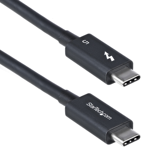 Picture of Kabel USB StarTech Thunderbolt - USB-C 0.5 m Czarny (TBLT5MM50CM240W)