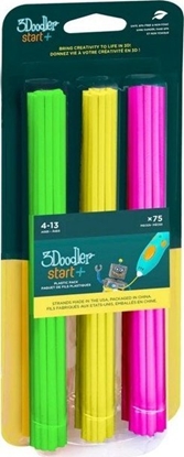 Attēls no 3Doodler Filament Start, 2.5mm, 75szt., 3 kolory, 3DS-ECO-MIX4-75