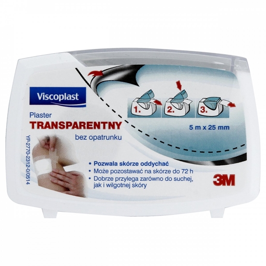 Picture of 3M PL.TRANSPARENTNY 5mX25mm Z PODAJNIK