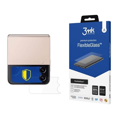 Attēls no 3MK - 3mk FlexibleGlass hybrid glass on Samsung Galaxy Z Flip 4 (front)