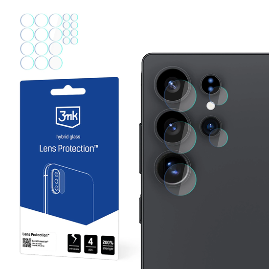 Изображение 3mk Lens Protection Camera Glass for Samsung Galax