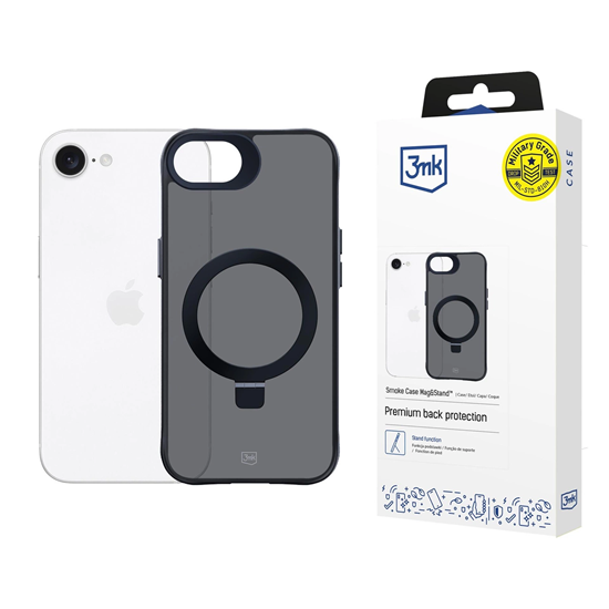 Picture of 3mk Smoke Case Mag&Stand for Apple iPhone 16E 