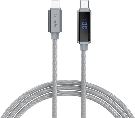 Picture of Kabel USB 4smarts USB-C - USB-C 1.5 m Szary (541439)