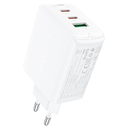 Picture of Acefast Acefast fast charger GaN (2x USB-C / USB-A) PPS / PD / QC4+ 65W white (A41)