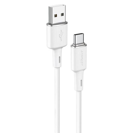 Picture of Acefast USB cable - USB Type C 1.2m, 3A white (C2-