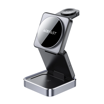 Picture of Acefast E20 desktop 3-in-1 wireless charging holder Black