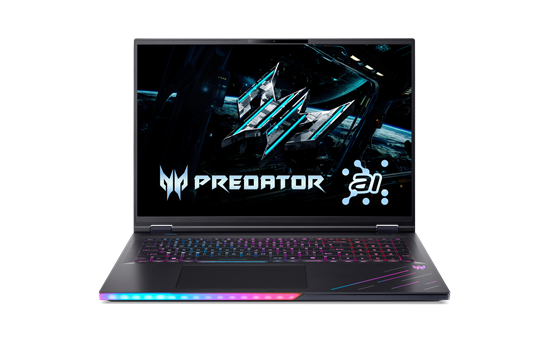 Picture of Acer Predator Helios 18 AI PH18-73-973Z/18"/WQUXGA IPS Mini LED U9/275HX/192GB/2TB/Nvidia RTX 5090/Win11Pro/Black/2Y Warranty