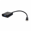 Picture of Adapter AV Gembird DisplayPort Mini - D-Sub (VGA) czarny (A-MDPM-VGAF-02)